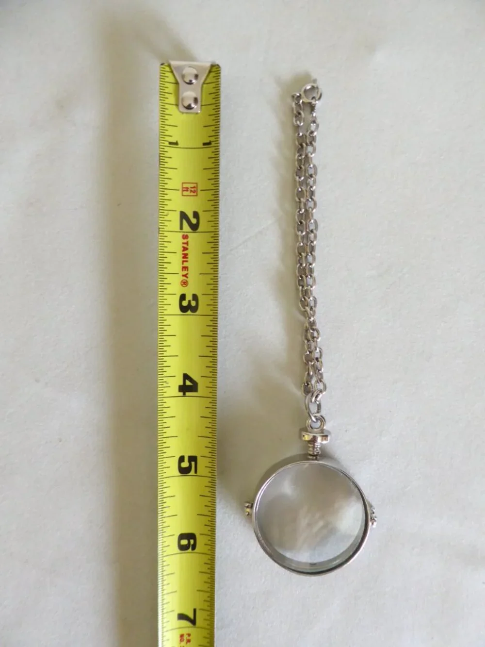 NEW GLASS MEMENTO LOCKET PENDANT SILVER METAL BRACELET JEWELRY KEEPSAKE